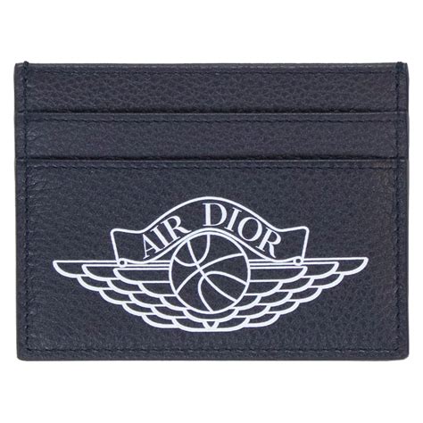 dior air jordan card holder|Dior x Jordan Wings Card Holder (4 Card Slot) Navy .